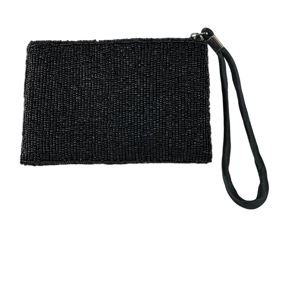 Hand-Beaded Unique Monkey Tropical Coconut Tree Embroidered Clutch Coin Wallet - Picture 6 of 11